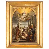 Francesco Gandolfi, Martirio di Santa Filomena (1848; bozzetto per l'ancona per l'altare laterale nella chiesa delle figlie di Maria di Nostra Sig.ra dell'Orto di Chiavari), oil on canvas