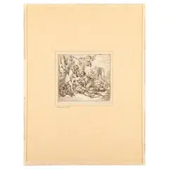 Erminia ritrova Tancredi ferito / Firmato in basso a destra by Emilio Lapi, Penna su carta, offered Oct 2025