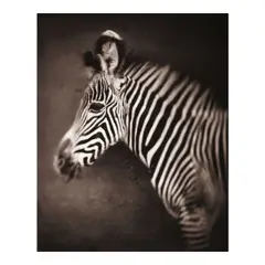 Portrait of Baby Zebra, Lewa Downs by Nick Brandt, 2003, Pigment print; signed, sold Oct 2025