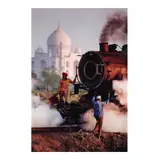 Steve McCurry, India (Taj and Train, Agra)