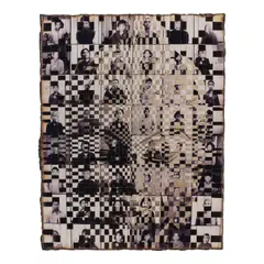Dinh Q. Lê, Untitled (from 'The Quality of Mercy'), 1996, Unique work comprised of chromogenic prints, cut into strips and woven together, and linen tape
