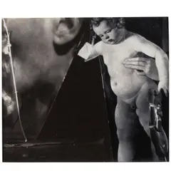John O'Reilly, Family, 2003, Unique photomontage comprised of black-and-white Polaroids; signed and dated '3-18-03' in pencil in the margin, mounted