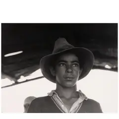 Young Migrant Worker, Imperial Valley, California by Dorothea Lange, c. 1935, Gelatin silver print, sold Oct 2025