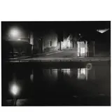 Brassaï, (Gyula Halász), 'Canal de l'Ourcq, quai de la Marne', 1931-32, Ferrotyped gelatin silver print; signed