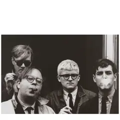Dennis Hopper, Andy Warhol, Henry Geldzahler, David Hockney, and Jeff Goodman (from 'The Geldzahler Portfolio'), 1963, Photolithograph