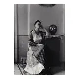 Manuel Álvarez Bravo, Frida Kahlo with Globe (in Manuel Alvarez Bravo's studio), c. 1935, Gelatin silver print