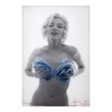 Bert Stern, Marilyn Monroe with Blue Roses (from 'The Last Sitting'), 1962, Digital inkjet print