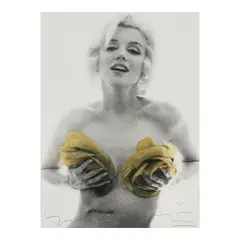 Bert Stern, Marilyn Monroe with Yellow Roses (from 'The Last Sitting'), 1962, Hand-colored gelatin silver print