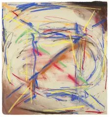 Jack Whitten, Untitled, 1983, pastel on paper