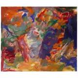 Shirley Jaffe, Untitled, gouache and watercolor on paper