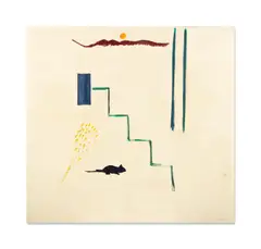 Walter De Maria, Untitled, 1962, oil on canvas
