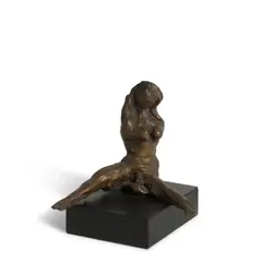 Reg Butler, Seated Figure, 1964, bronze with brown patina