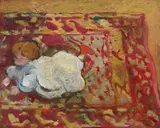 Louis Valtat, L'enfant au tapis, 1909, oil on cradled panel