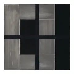 Either of Which by Harvey Quaytman, 1988, acrylic and iron on canvas, sold Jul 2025