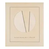 Bernar Venet, Two Chords of Subtending Arcs of 173° and 130°