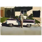 James Torlakson, Barney Greenbaum and His Metro, watercolor and graphite on paper