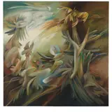 Pablo Toscano Mora, La ronda de los cangrejos, 1987, oil on canvas