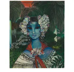 Hector Catá, Untitled, 1981, oil on wood