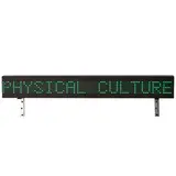 Jenny Holzer, Truisms, 1983, horizontal LED sign with green diodes and black anodized aluminum housing