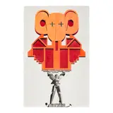Nestor Arenas, Spomenik-Pok no. 27, 2024, mixed media on paper