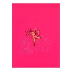 Desolation Angel by George Condo, 1981, acrylic, pastel and conté crayon on paper, offered Jul 2025