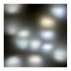 Strobe Matrix by Leo Villareal, 1999, white LEDs, strobe lights, Plexiglas, wood, custom software, electrical hardware, offered Jul 2025