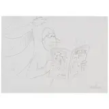Maurizio Cattelan, Comic Strip (In collaboration with Manfrin), 1995, graphite on paper