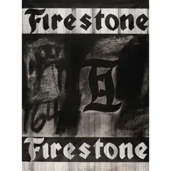 Armando Morales, Untitled (Firestone), pen and brush and India ink on paper