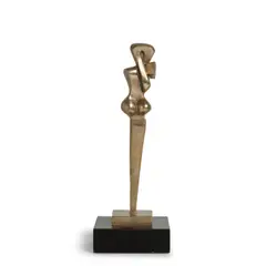 Sorel Etrog, Untitled, circa 1968, polished bronze