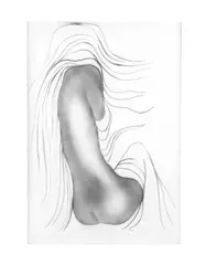 Untitled by Roberto Estopiñán, 1999, graphite on paper, offered Jul 2025