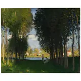Pierre Eugène Montézin, Paysage en été, oil on canvas