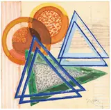 František Kupka, Double Aspects, Um 1930, Gouache auf Karton, auf Holz aufgezogen