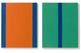 Ohne Titel by Günther Förg, 2002, 2-teilig: jeweils Acryl auf Blei auf Holz, sold Jun 2018
