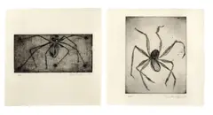 Ode a ma mere by Louise Bourgeois, 1995, Folge von 9 Kaltnadelarbeiten, jeweils auf Velin, sold Nov 2013