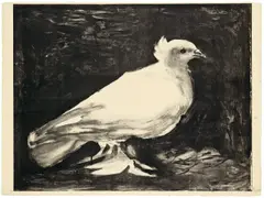 La Colombe by Pablo Picasso, 1949, Lithographie auf Arches-Velin, sold May 2008