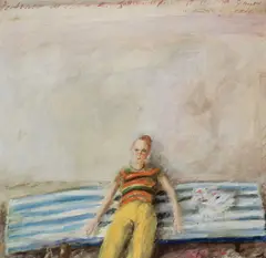 Klaus Fußmann, Porträt Hella K., 1972, Öl auf Leinwand