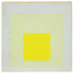 Josef Albers, Homage to the square, Um 1960, Öltempera auf ungeleimtem Papier