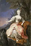 Georg Andreas Wolfgang, Erzherzogin Maria Theresia von Österreich, 1727, Tempera auf Elfenbein