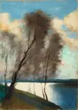 Lesser Ury, Motiv aus dem Grunewald