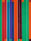 Fluted Dancer by Piero Dorazio, 1967, Öl auf Leinwand, sold Nov 2010