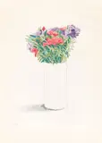 David Hockney, Godetia, 1973, Radierung und Aquatinta auf Velin