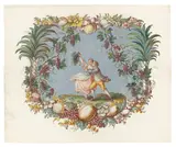Entwurf für eine Tabatière by Jean Guillaume George Krüger, Gouache auf dünnem weißem Karton, sold Oct 2018
