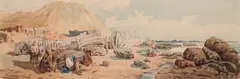 Wojciech Kossak, Wybrzeże dalmatyńskie, 1872, 1872, akwarela, papier