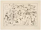 Untitled (Plate 4 from Ubu Roi) by Joan Miró, 1966, Lithograph on Arches paper, sold Oct 2014