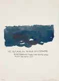 Raymond Pettibon, Untitled (Yes, but, alas...), 1990, Color silkscreen on paper