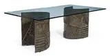 Dining table by Paul Evans, c. 1968, Directional, sold Oct 2014