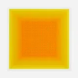Yellow Filtration by Julian Stanczak, 1979, screenprint in colors on Somerset paper, sold Jun 2022
