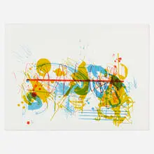 Untitled by Sam Middleton, 1971, screenprint in colors, sold Jun 2022