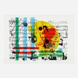 Sam Middleton, Untitled, 1999, screenprint in colors