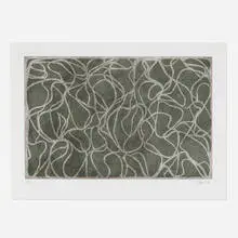 Brice Marden, L.A. Muses (from the MoCA portfolio), 1999, etching and lithograph in colors on Somerset Velvet 330 gsm